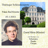 David Klein, Klavier (Deutschland) am 25.1.03 im Palais Bad Köstritz