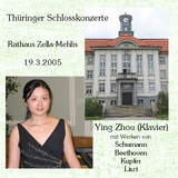 Ying Zhou, Klavier (China) am 19.3.05 im Rathaus Zella-Mehlis